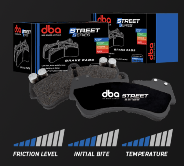 DBA  Bremsbeläge Street Series Semi-metallic  passend für Vorderachse - DAIHATSU/Fourtrak/1.6 F20 F25 (1982-1984) ,