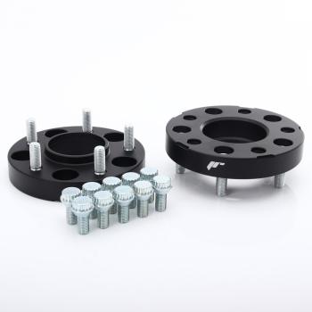 JRWA1 Adapter Spurplatten / Spurverbreiterungen 25mm 5x112->5x130 66,6 71,6 BK