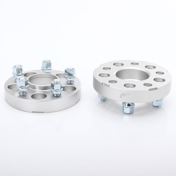 JRWA3 Spurplatten / Spurverbreiterungen 25mm 5x114 66,1 66,1 Silver