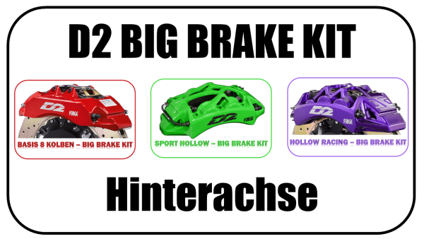 D2 Big Brakes - Hinterachse