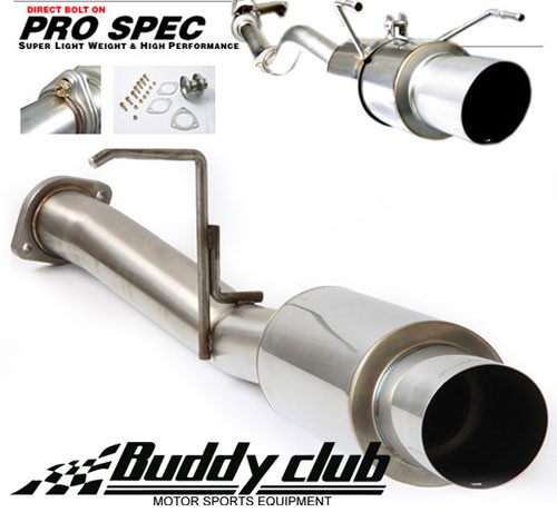 Buddy Club Auspuffanlage ab Kat PRO SPEC III - Honda Civic 1992-00 3-türer